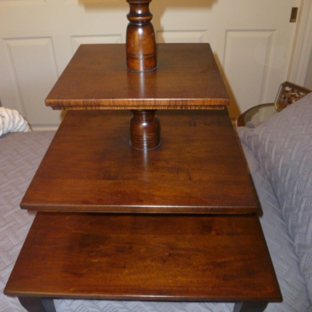 Solid Maple Cupcake stand